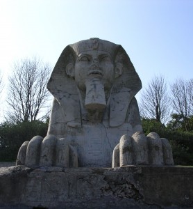 A sphinx in Crystal Palace Park