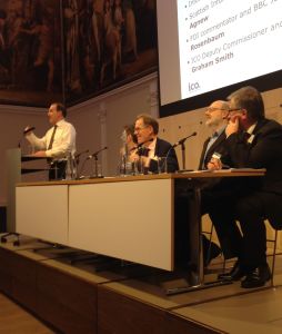 Simon Hughes MP on a panel with the Information Commissioner and others at the ICO's recent event celebrating 10 years of FOI