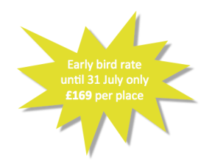 Early bird discount £169