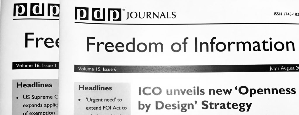 copies of F O I Journal